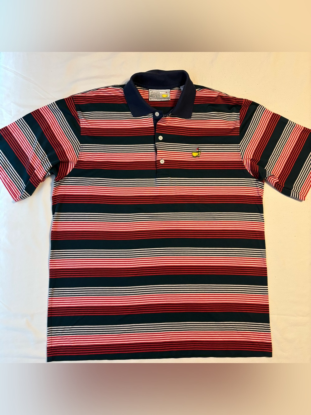Vintage Augusta National Golf Shop Slazenger Polo Shirt Iconic Masters Logo